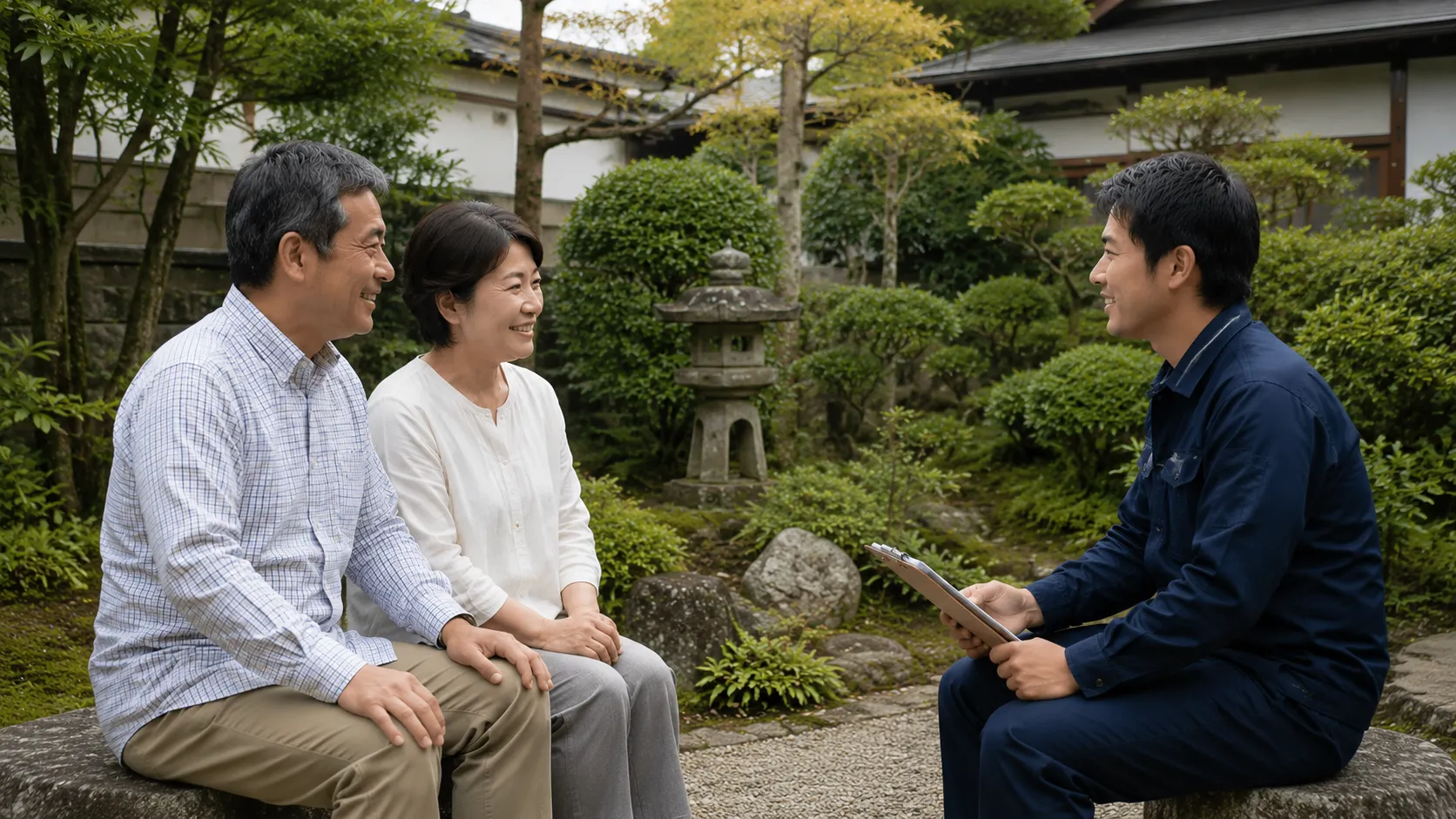 ご契約前に説明している様子
